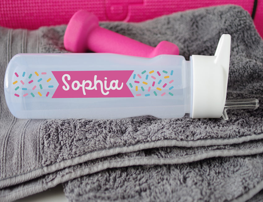 Personalised Confetti Large Drink Bottle