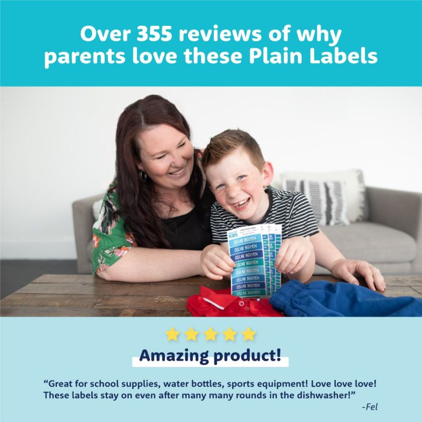 Classic School Name Labels Value Kit product preview image