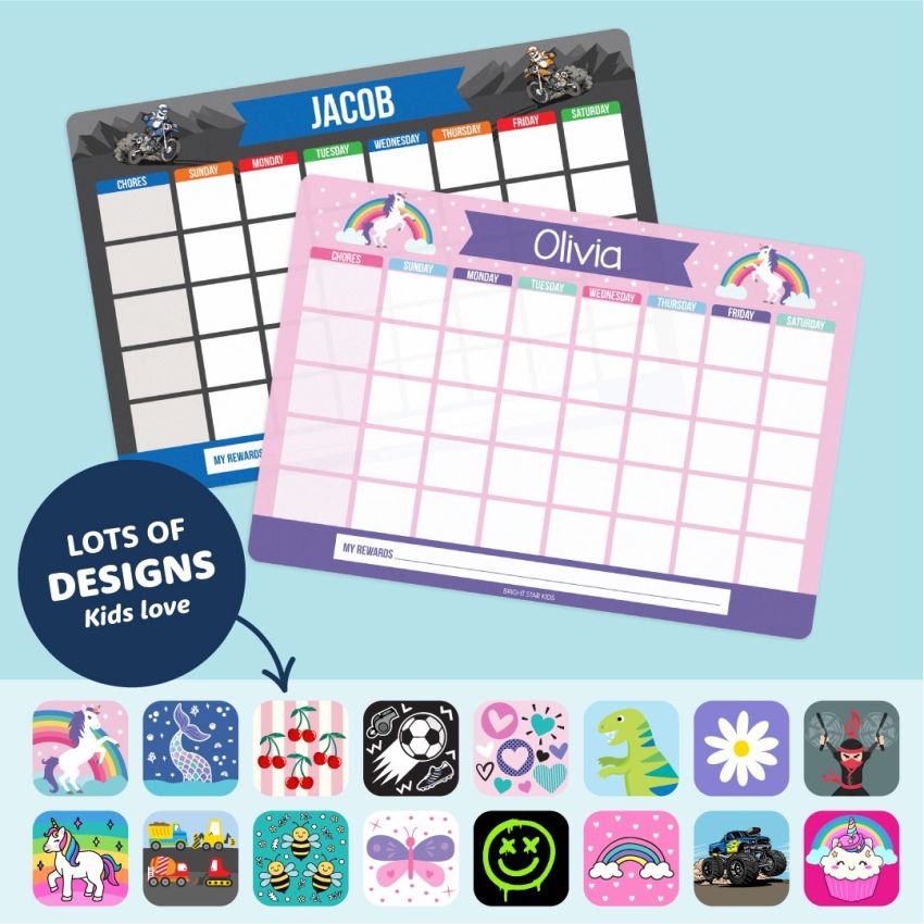 Dry Erase Routine Planner Poster gallery image №1