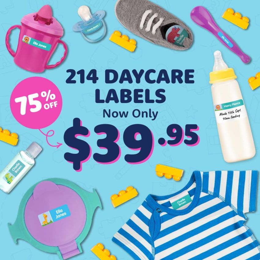 Designer Daycare Name Labels Value Kit gallery image №1