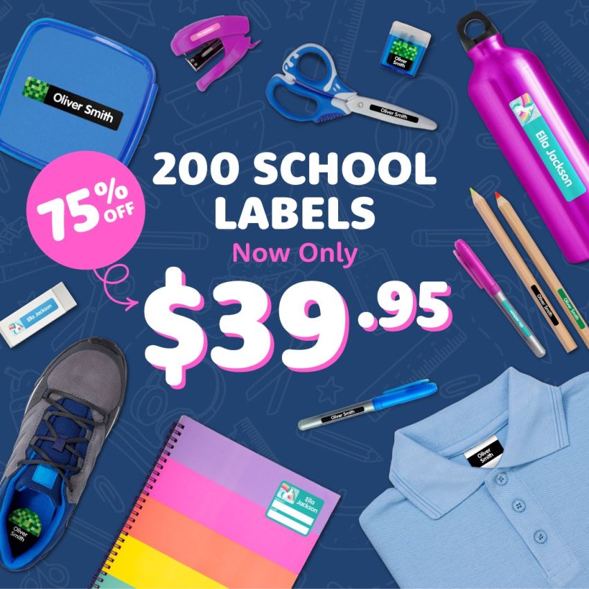 Designer School Name Labels Value Kit gallery image №1