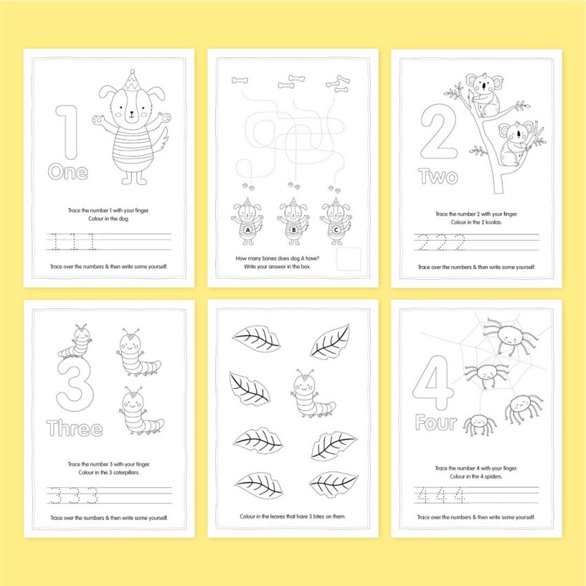 ABC & Numbers Activity Book Pack product preview image