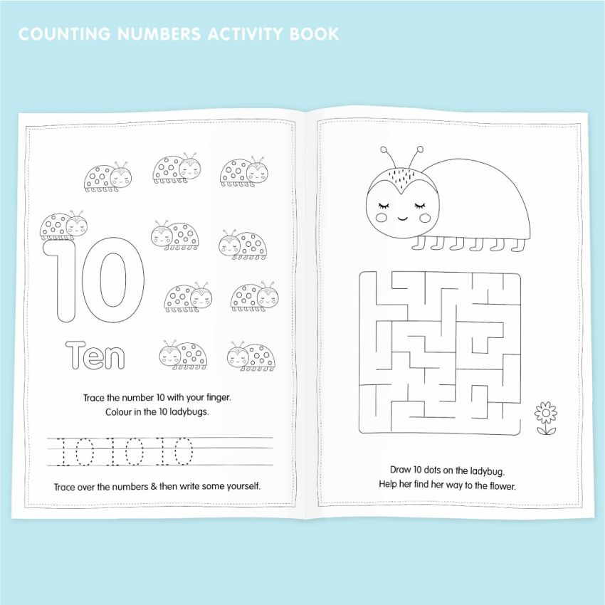ABC & Numbers Activity Book Pack product preview image