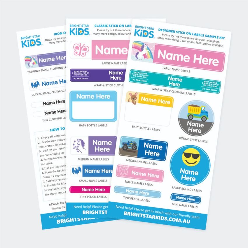 Name Label Sample Sheets product preview image