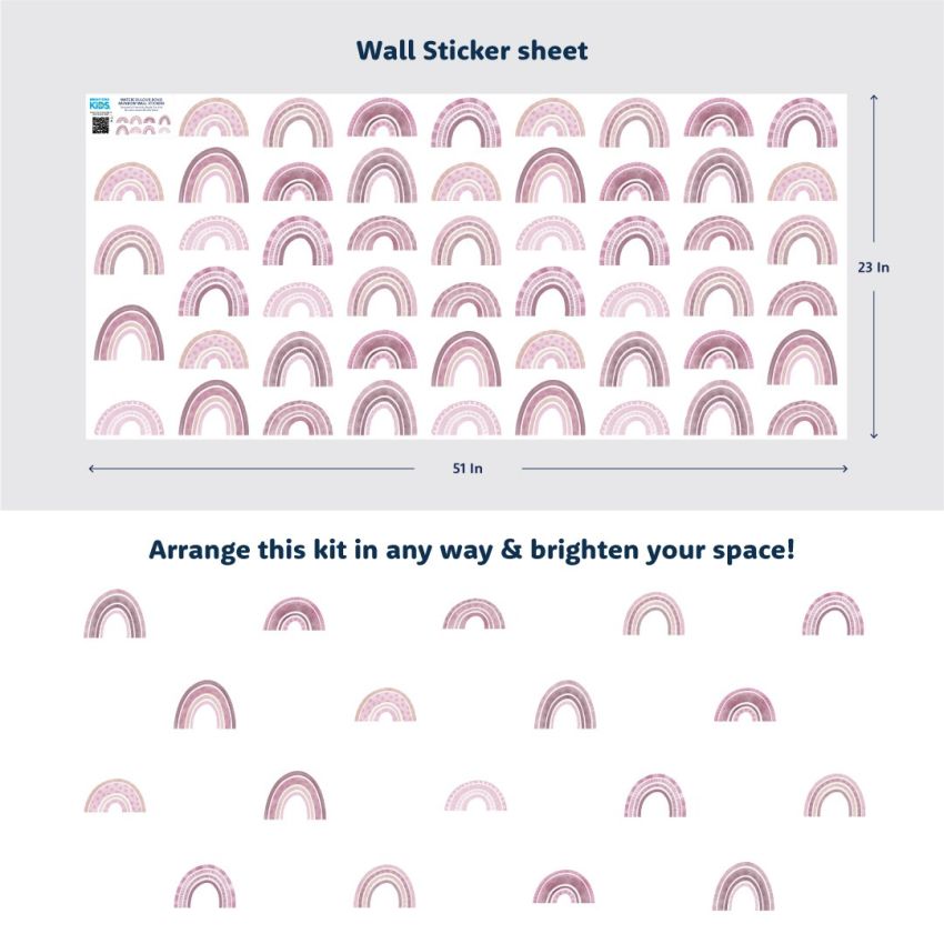 Boho Rainbow Wall Stickers product preview image