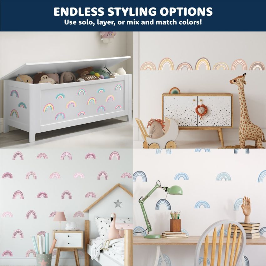 Boho Rainbow Wall Stickers product preview image
