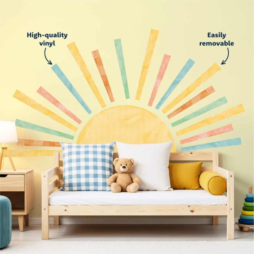 Boho Sun Wall Stickers gallery image №1