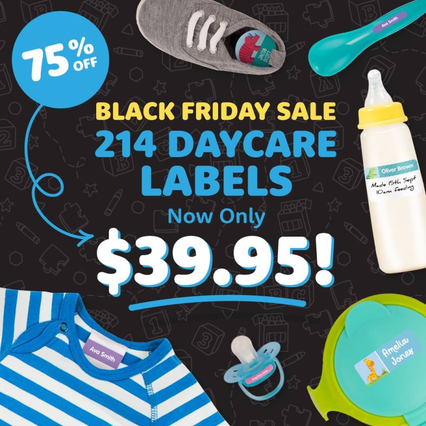 Designer Daycare Name Labels Value Kit product preview image