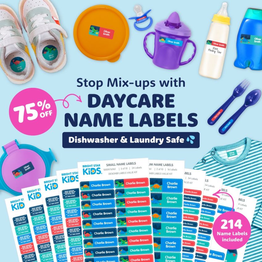 Daycare Name Labels Combo Pack product preview image