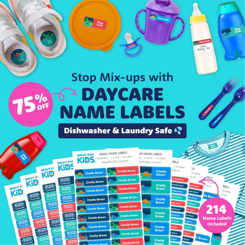 Daycare Name Labels Combo Pack gallery image №1