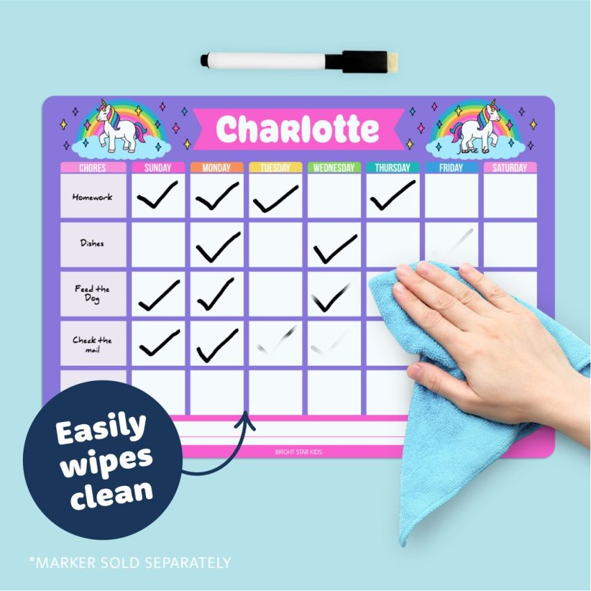 Dry Erase Routine Planner Poster gallery image №2