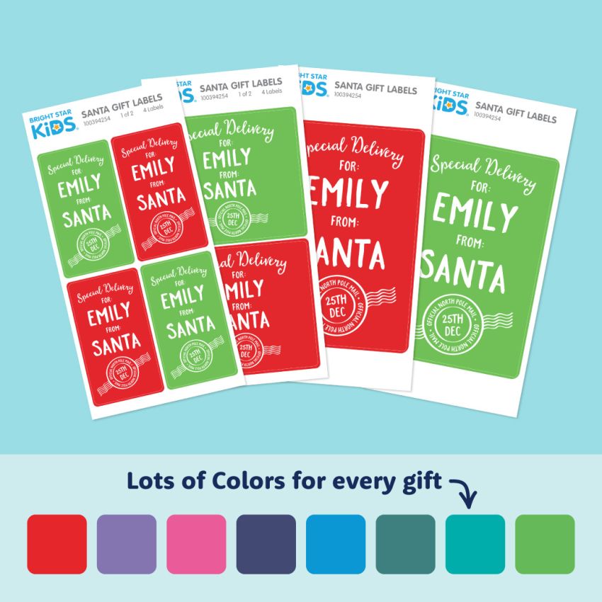 Santa Labels Combo Pack product preview image