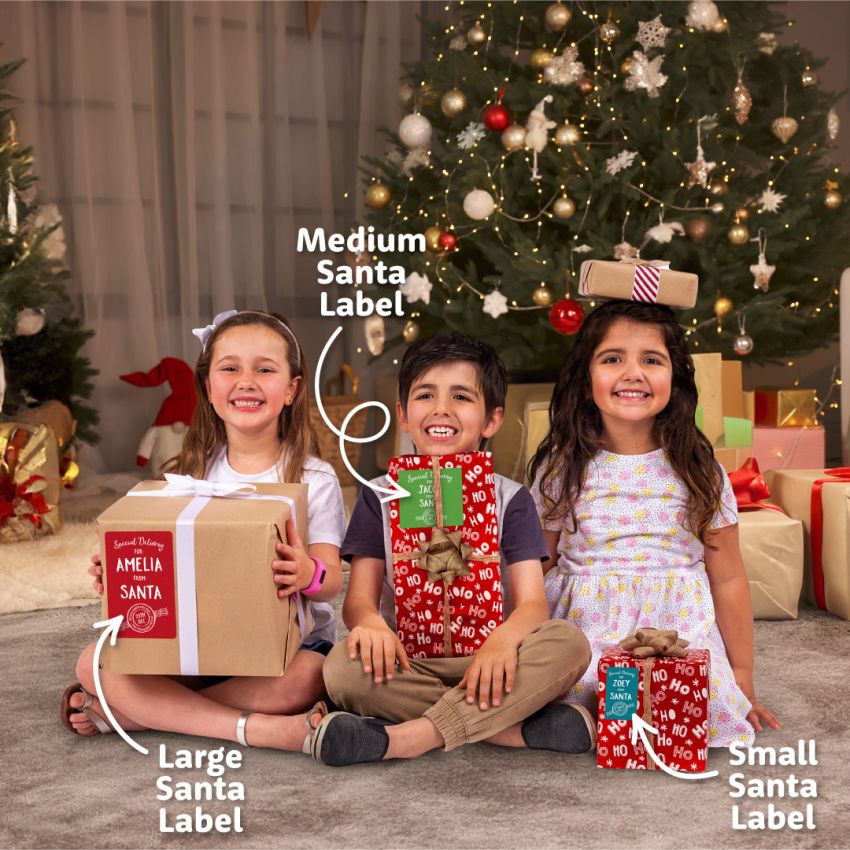 Santa Labels Combo Pack product preview image
