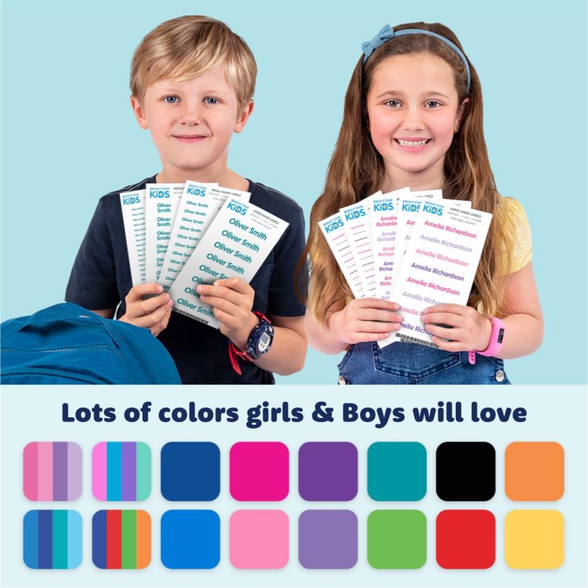 White Name Labels Combo Pack product preview image