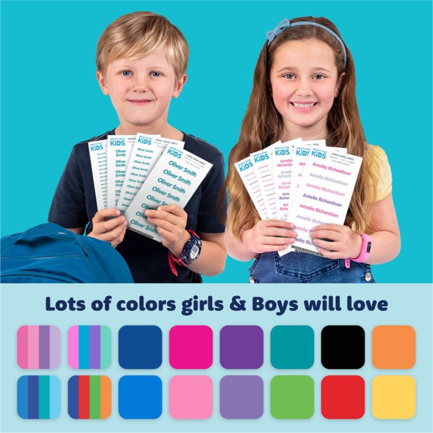 White Name Labels Combo Pack product preview image