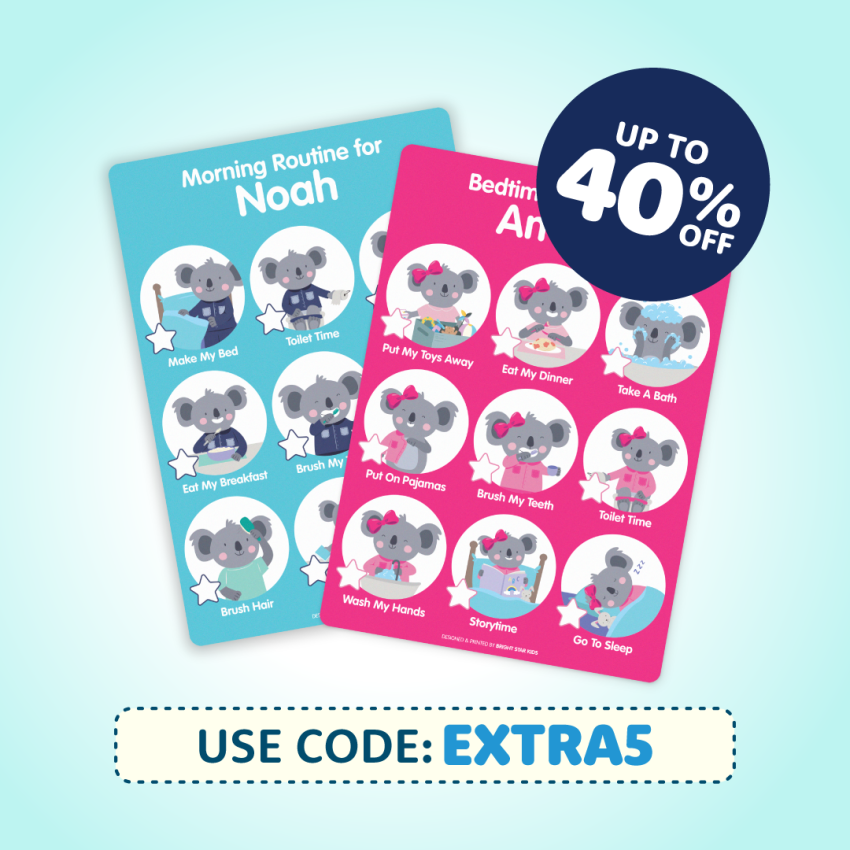 Dry Erase Kids Routine Chart product preview image