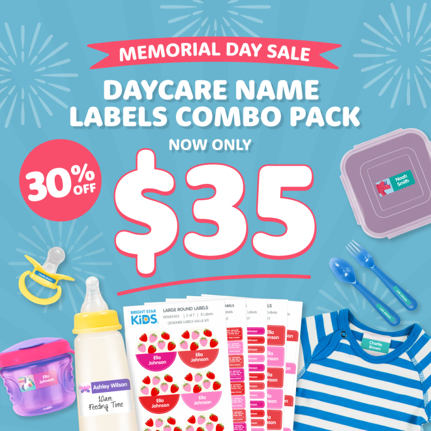 Daycare Name Labels Combo Pack gallery image №1