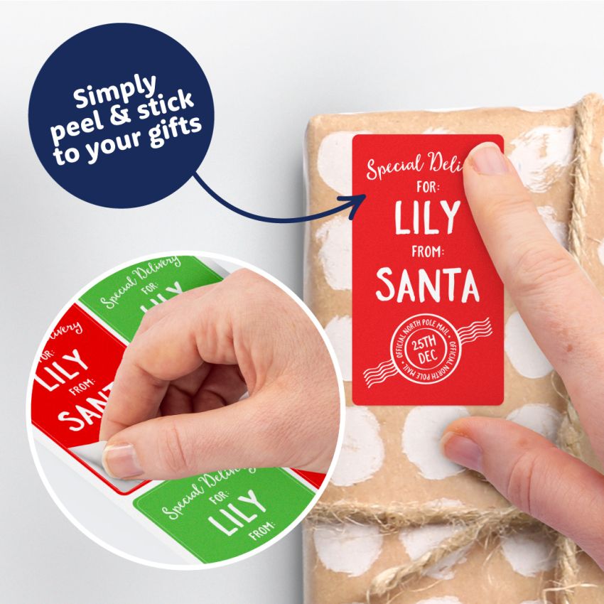 Personalized Santa Gift Labels product preview image