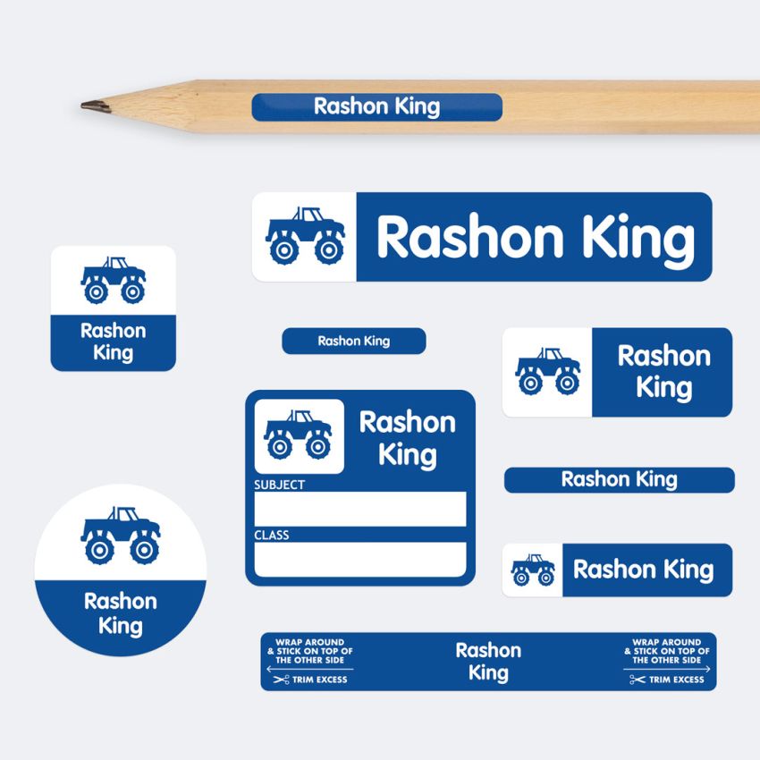 Classic School Name Labels Combo Pack product preview image