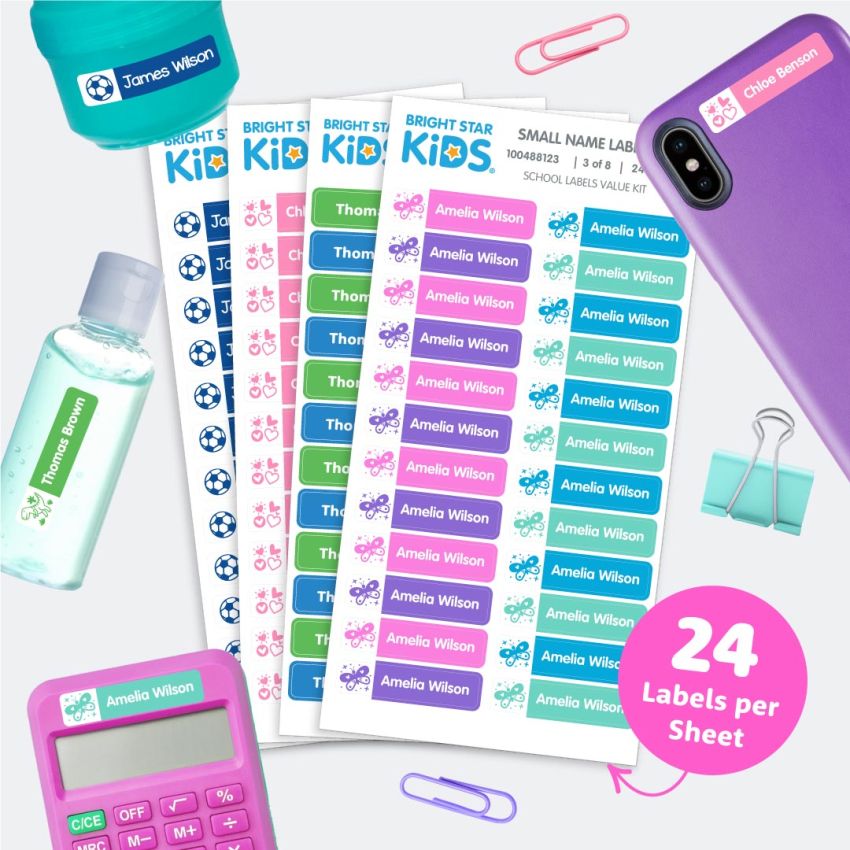 Classic Small Name Labels product preview image