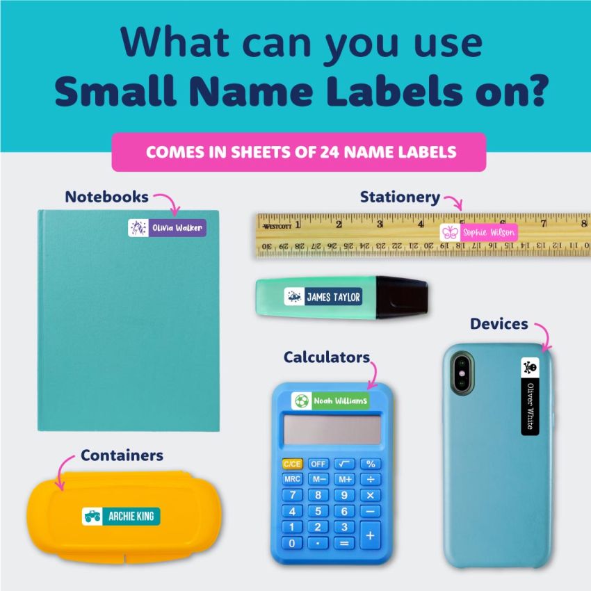 Classic Small Name Labels product preview image