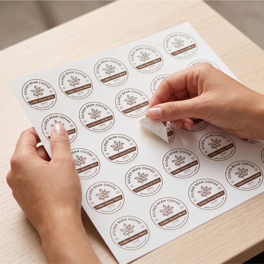Circle Vinyl Sticker Sheets product preview image