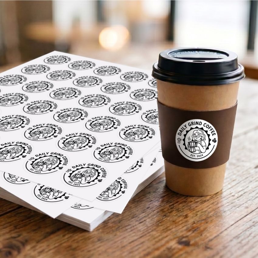 Circle Vinyl Sticker Sheets product preview image