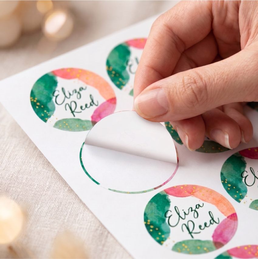 Circle Vinyl Sticker Sheets product preview image