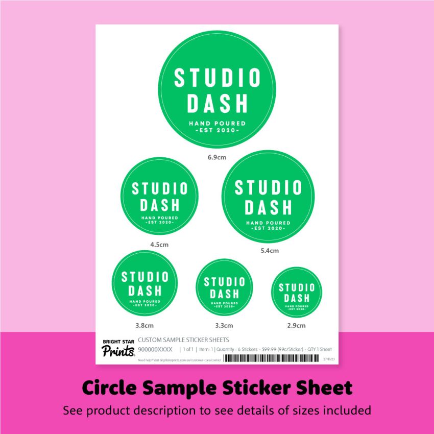 Custom Sample Stickers gallery image №2