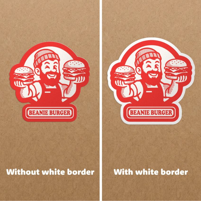 Custom Shape Vinyl Sticker Sheets product preview image