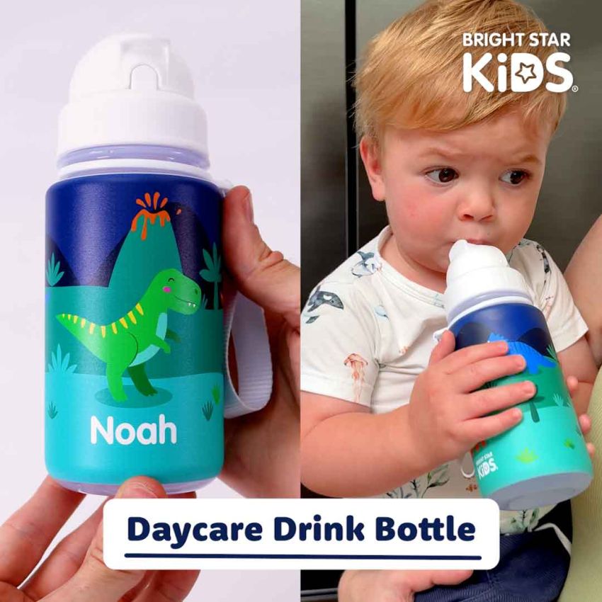 Personalised Daycare Drink Bottle Customised Water Bottle For Kids