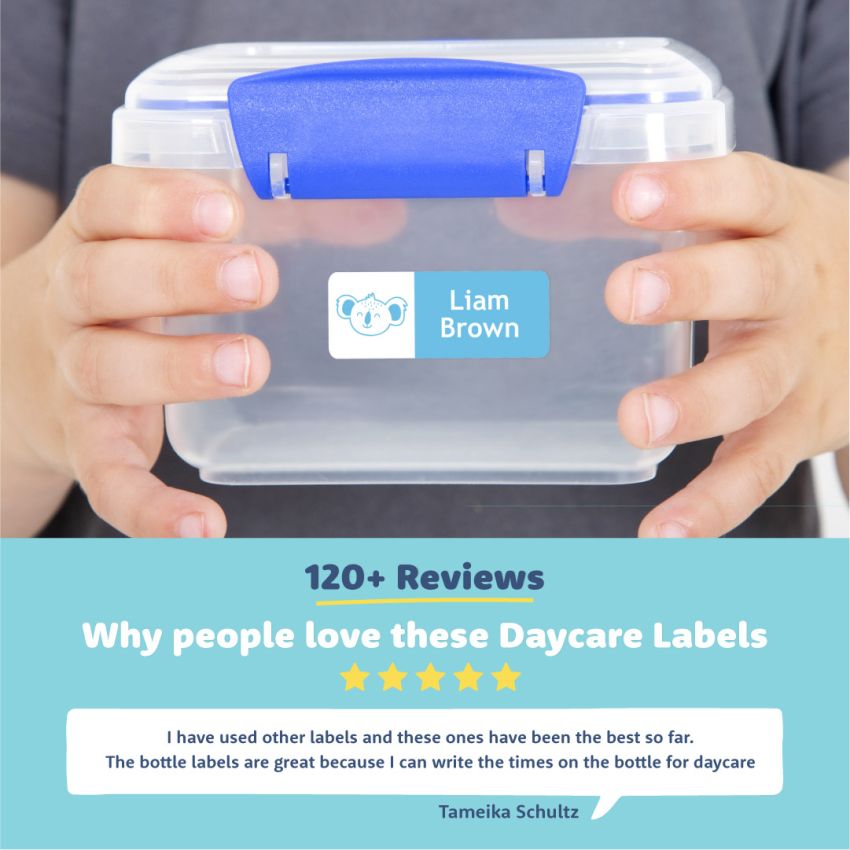 Classic Daycare Name Labels Value Kit product preview image