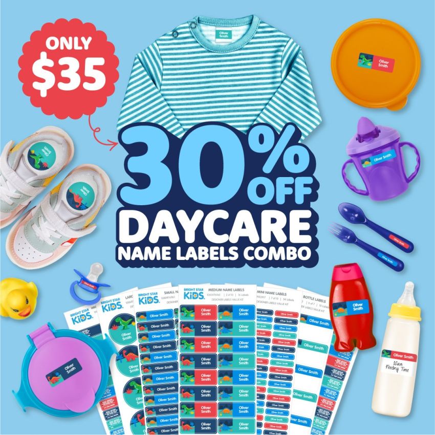 Daycare Name Labels Combo Pack product preview image