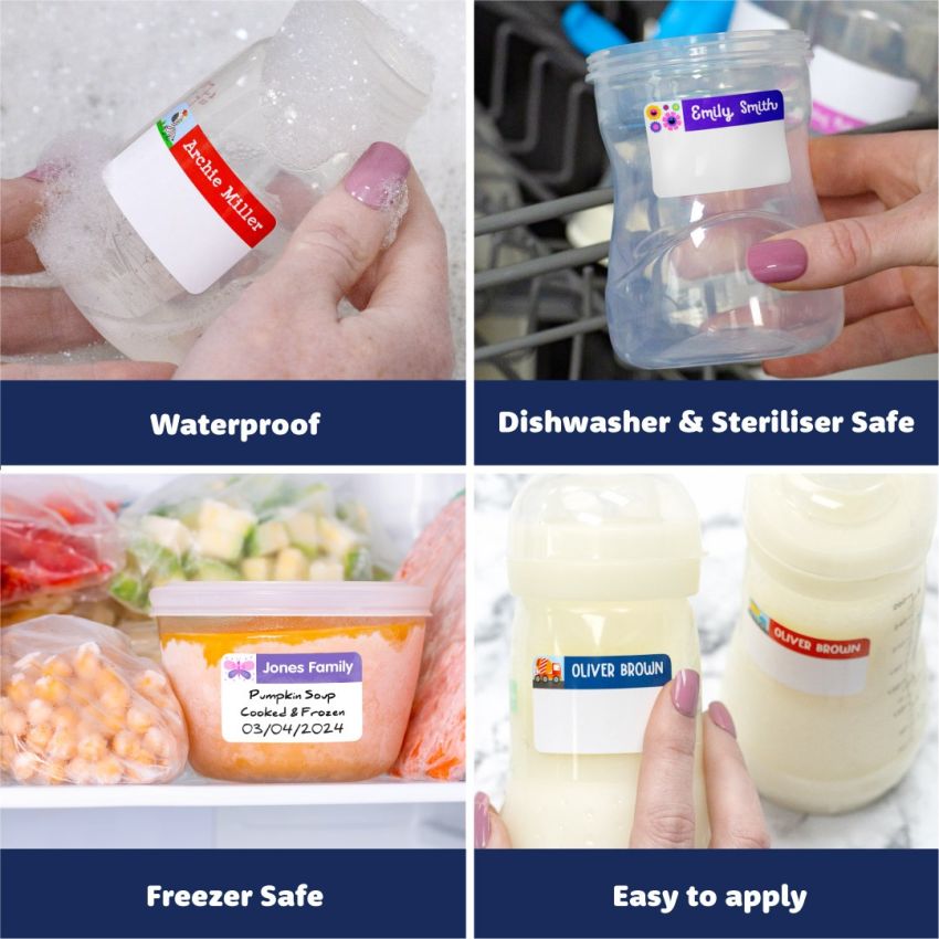 Baby Bottle Stick On Labels product preview image