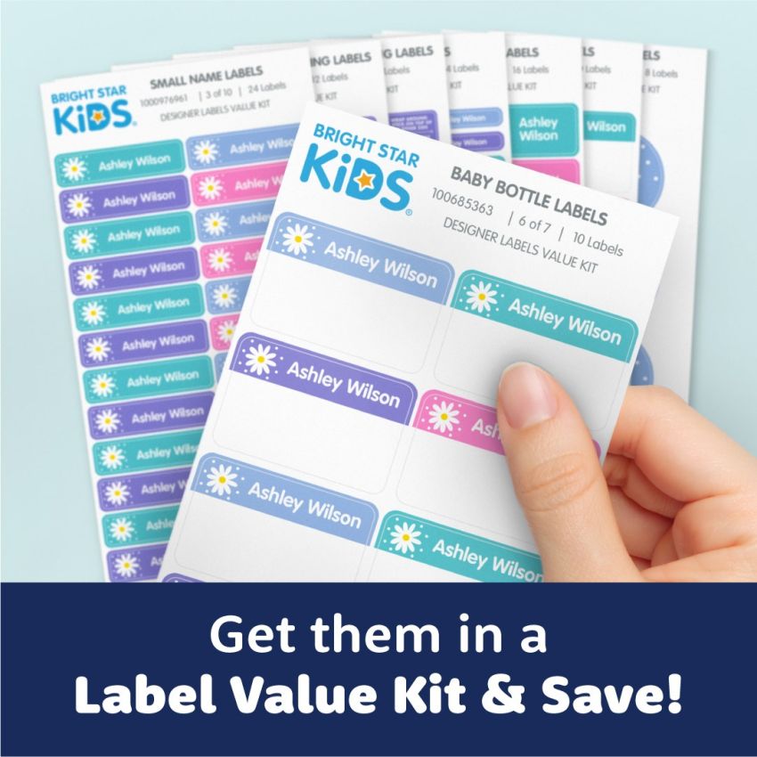 Baby Bottle Stick On Labels product preview image