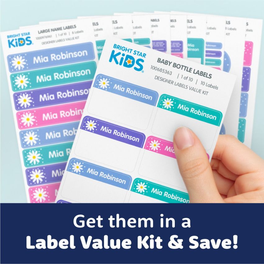 Baby Bottle Stick On Labels product preview image