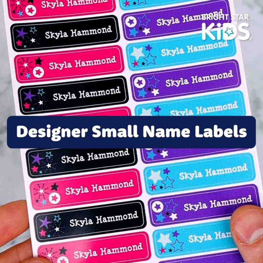 Designer Small Stick On Name Labels gallery image №3
