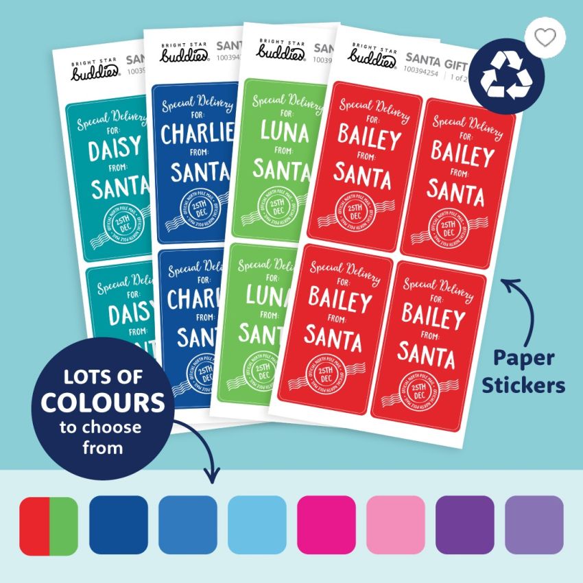 Santa Labels For Pets product preview image