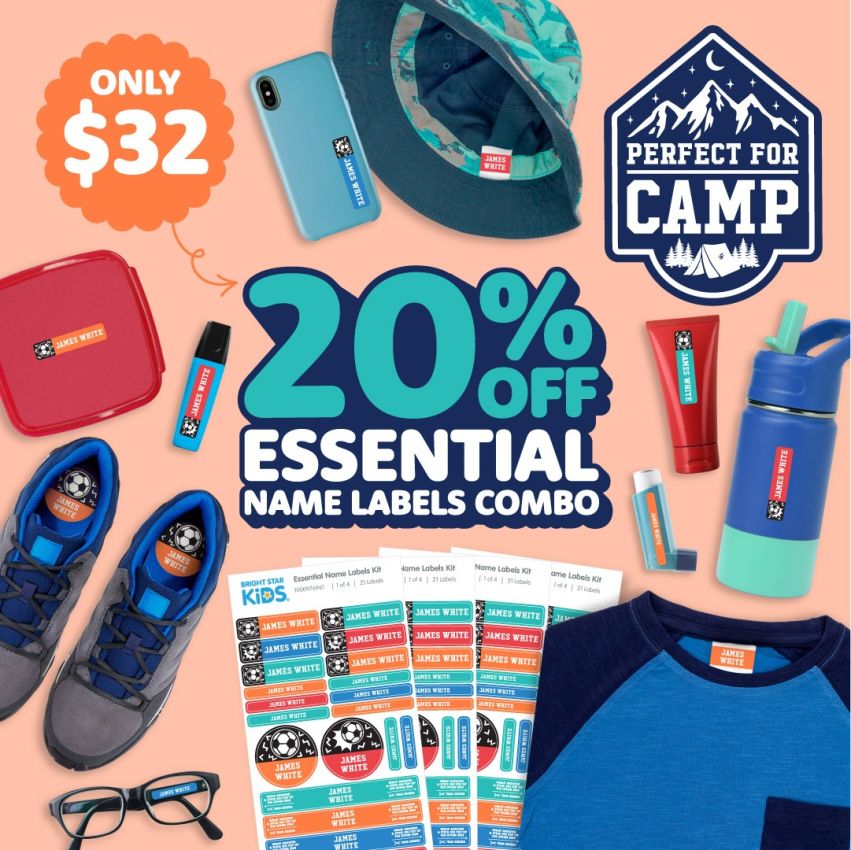 Essential Name Labels Combo Pack  product preview image