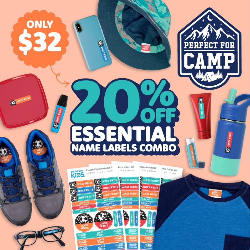 Essential Name Labels Combo Pack  product preview image