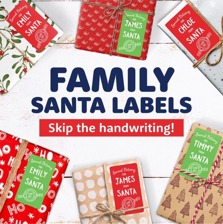 Family Santa Labels Value Pack gallery image №1