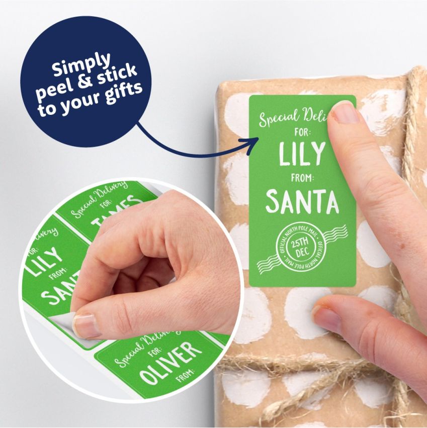 Family Santa Labels Value Pack product preview image