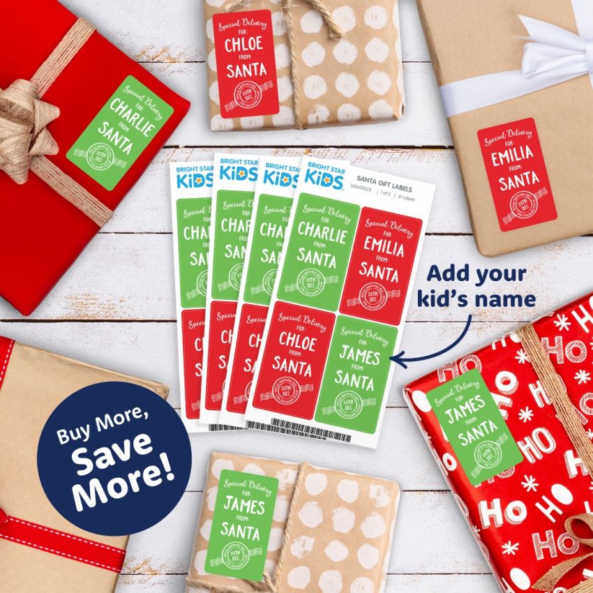 Family Santa Labels Value Pack product preview image