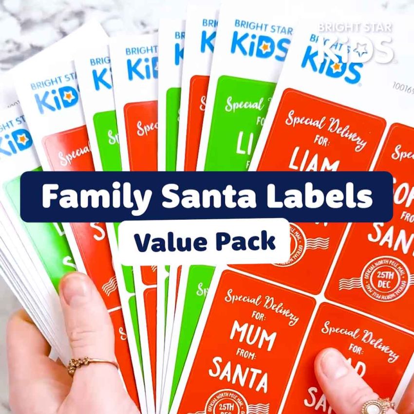 Family Santa Labels Value Pack gallery image №3