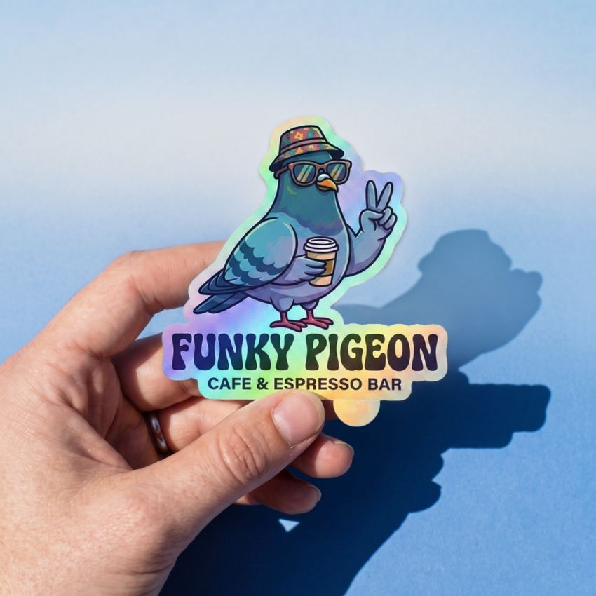 Holographic Die Cut Stickers product preview image