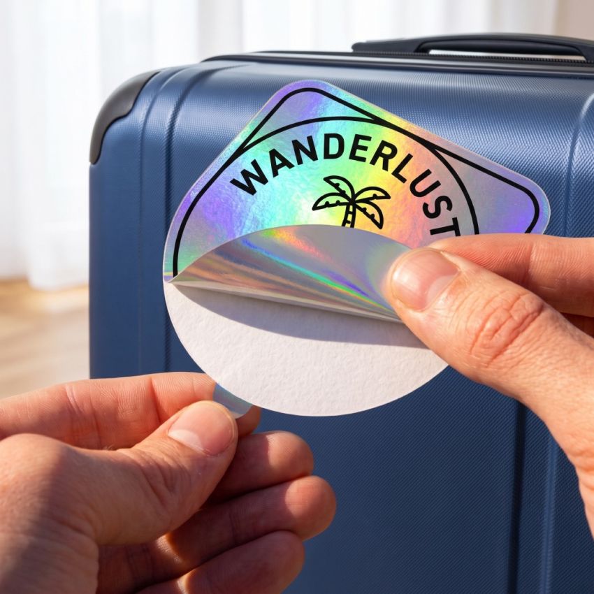 Holographic Die Cut Stickers product preview image