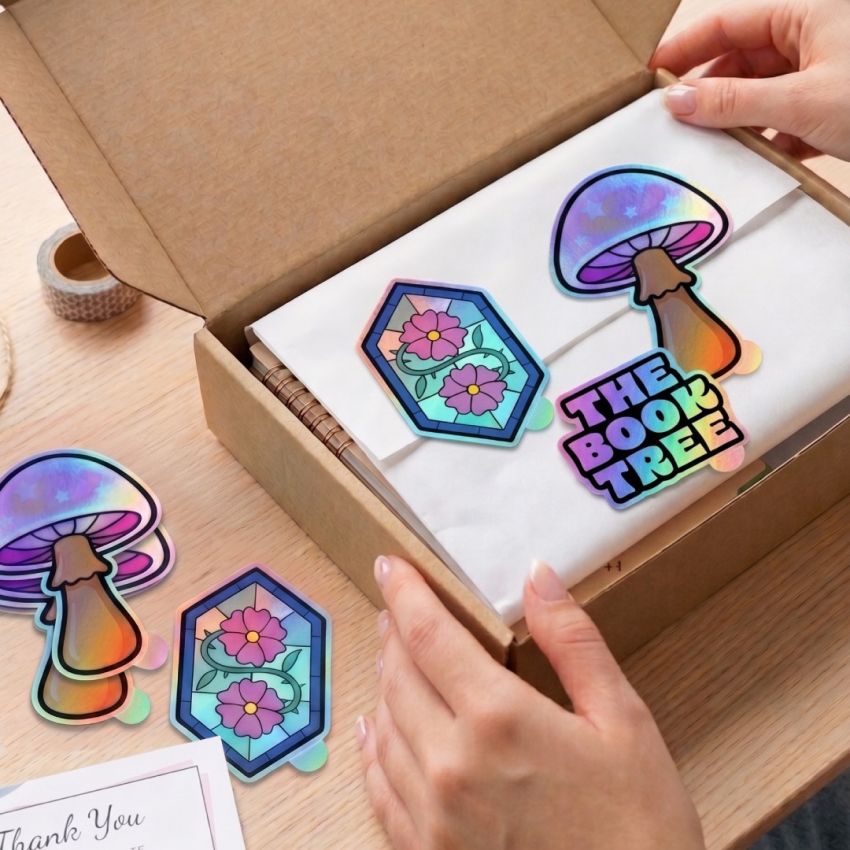 Holographic Die Cut Stickers product preview image