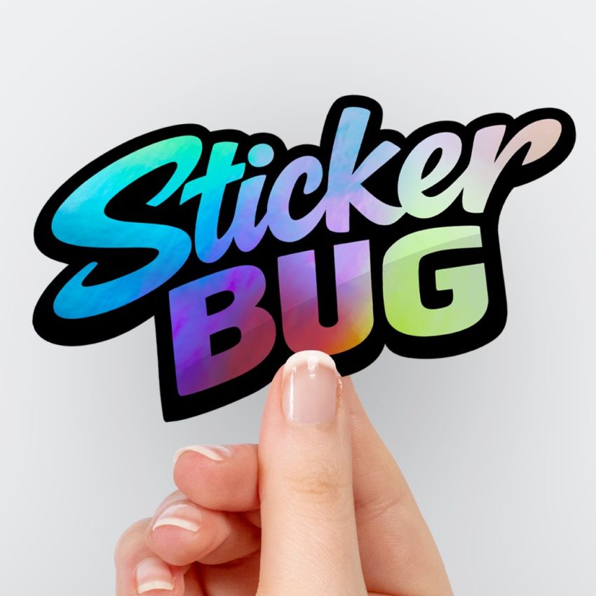 Holographic Die Cut Stickers product preview image