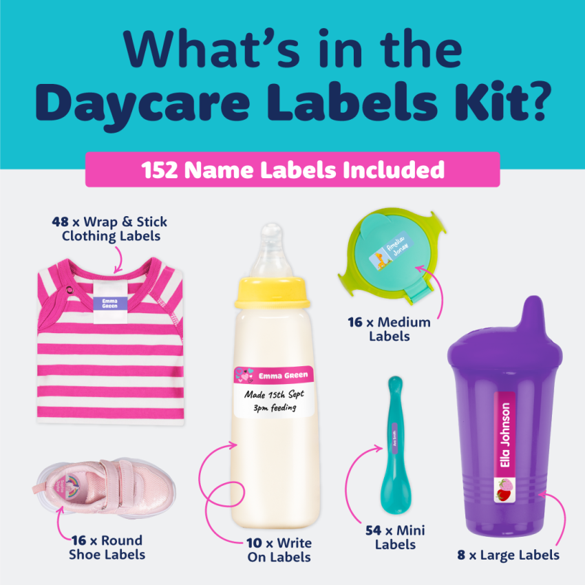 Daycare Name Labels Value Kit product preview image