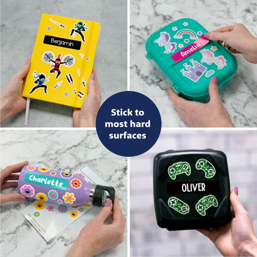 Kids Drink Bottle Name Labels gallery image №3